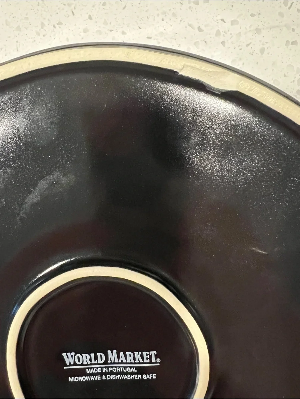 Black Ceramic Serving/Salad Bowl